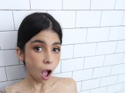 VIRTUAL PORN - Busty Brunette Sadie Pop Servicing Your BBC In Virtual Reality #POV